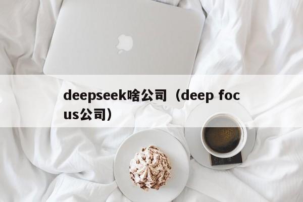 deepseek啥公司（deep focus公司）