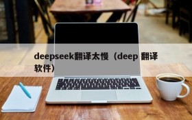 deepseek翻译太慢（deep 翻译软件）