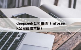 deepseek公司市值（infoseek公司巅峰市值）