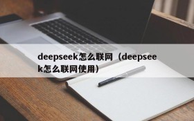 deepseek怎么联网（deepseek怎么联网使用）