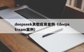 deepseek其他应用案例（deepstream案例）