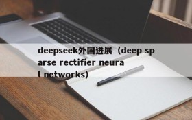 deepseek外国进展（deep sparse rectifier neural networks）