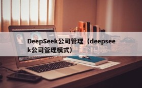 DeepSeek公司管理（deepseek公司管理模式）