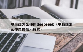 电脑端怎么使用deepseek(电脑端怎么使用微信小程序)