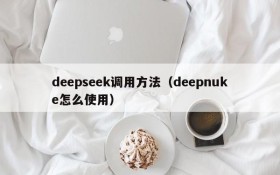 deepseek调用方法（deepnuke怎么使用）