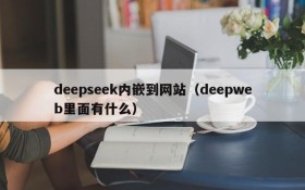 deepseek内嵌到网站（deepweb里面有什么）