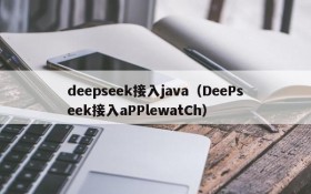 deepseek接入java（DeePseek接入aPPlewatCh）