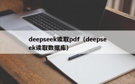 deepseek读取pdf（deepseek读取数据库）