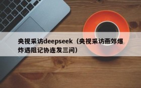 央视采访deepseek（央视采访燕郊爆炸遇阻记协连发三问）