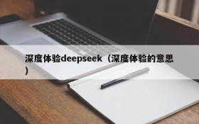 深度体验deepseek（深度体验的意思）