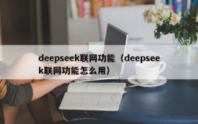 deepseek联网功能（deepseek联网功能怎么用）