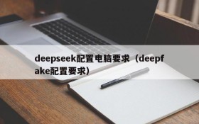 deepseek配置电脑要求（deepfake配置要求）