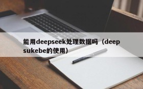 能用deepseek处理数据吗(deepsukebe的使用)