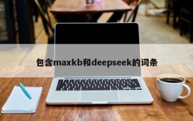 包含maxkb和deepseek的词条