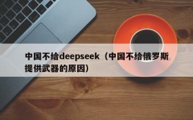 中国不给deepseek(中国不给俄罗斯提供武器的原因)
