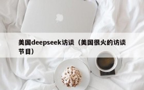 美国deepseek访谈（美国很火的访谈节目）