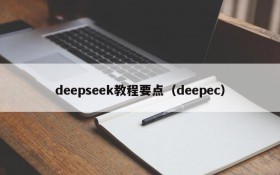 deepseek教程要点（deepec）