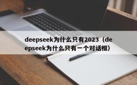 deepseek为什么只有2023(deepseek为什么只有一个对话框)