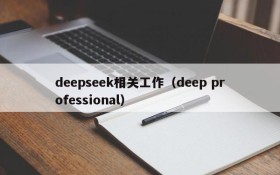 deepseek相关工作（deep professional）