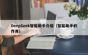 DeepSeek智能助手介绍（智能助手的作用）