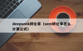 deepseek转化率(sem转化率怎么计算公式)