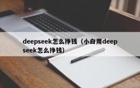 deepseek怎么挣钱(小白用deepseek怎么挣钱)