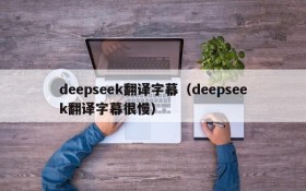 deepseek翻译字幕（deepseek翻译字幕很慢）