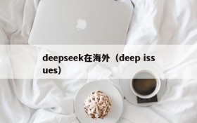 deepseek在海外（deep issues）