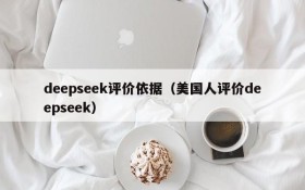 deepseek评价依据(美国人评价deepseek)