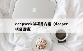 deepseek做项目方案（deeper项目圈钱）