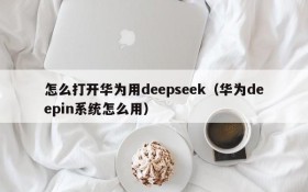 怎么打开华为用deepseek(华为deepin系统怎么用)