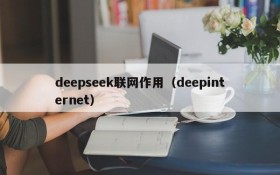 deepseek联网作用（deepinternet）