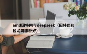 amd因特网与deepseek(因特网和锐龙网哪种好)