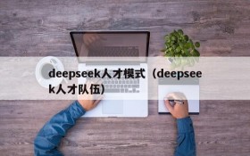 deepseek人才模式（deepseek人才队伍）