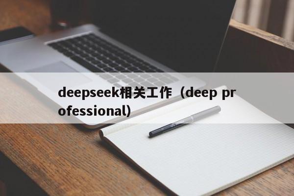 deepseek相关工作（deep professional）