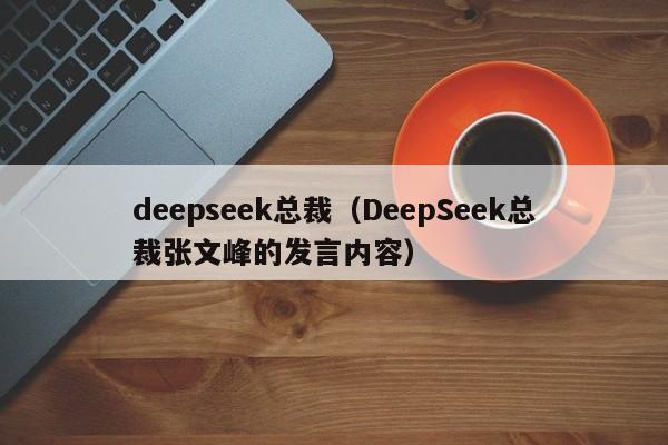 deepseek总裁（DeepSeek总裁张文峰的发言内容）