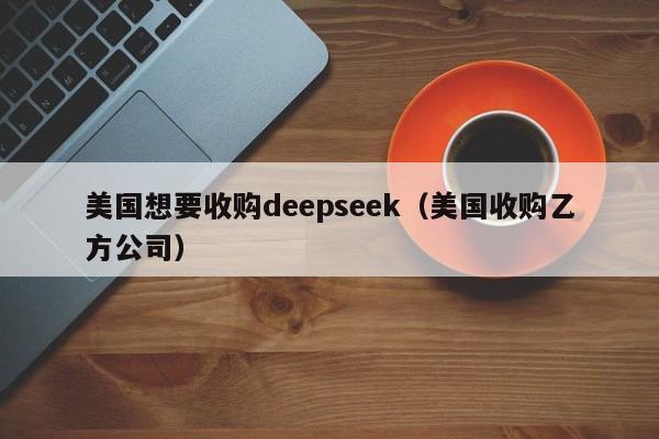 美国想要收购deepseek（美国收购乙方公司）