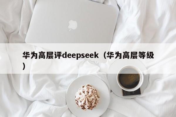 华为高层评deepseek（华为高层等级）