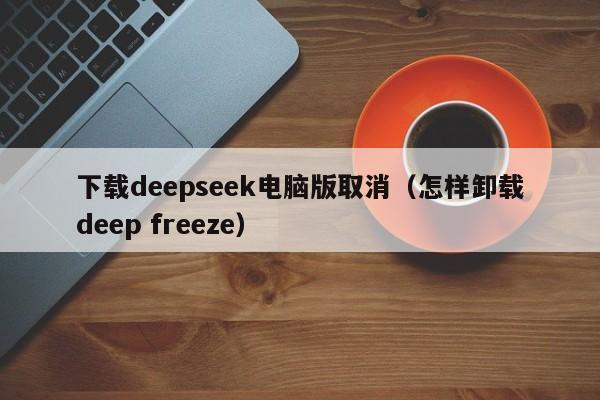 下载deepseek电脑版取消（怎样卸载deep freeze）