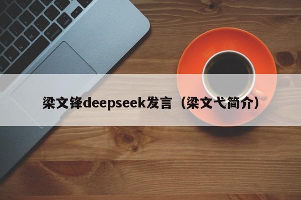 梁文锋deepseek发言（梁文弋简介）