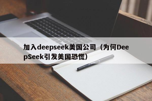 加入deepseek美国公司（为何DeepSeek引发美国恐慌）