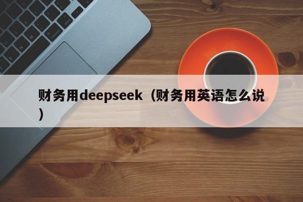 财务用deepseek（财务用英语怎么说）